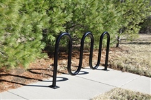 Metal Wave Bike Rack